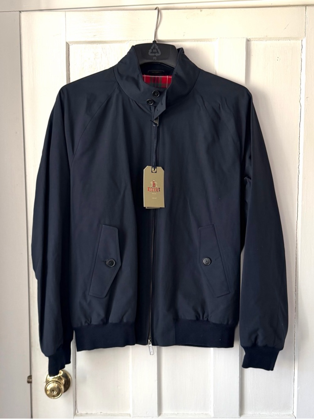 NWT Baracuta Navy Harrington Jacket - G-9 Men’s Bomber Rare 42 Men’s  LG